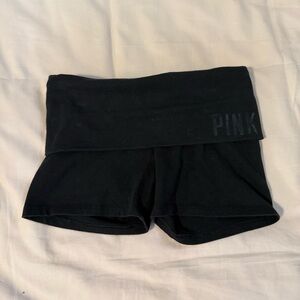Y2K PINK Victoria Secret YOGA SHORTIE SHORTS
